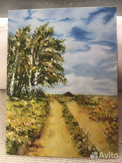 Картина маслом пейзаж