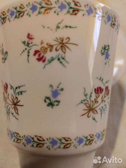 Чашка с блюдцем лфз СССР
