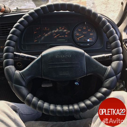 Оплетка руля экокожа