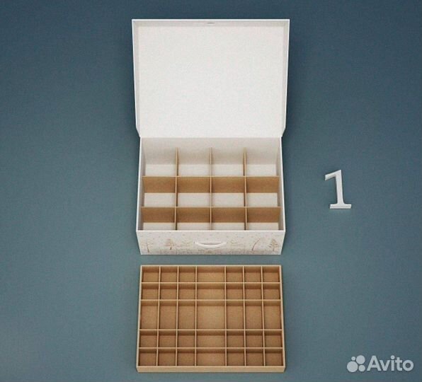 Коробка для хранения елочных игрушек №2 для шаров