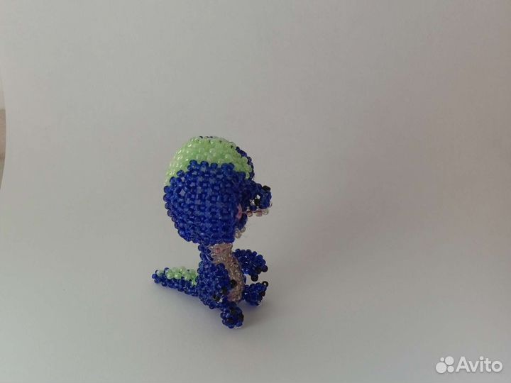 Динозаврик из бисера