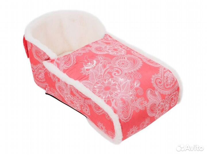 Сиденье сидушка матрас чехол для санок овчина нат