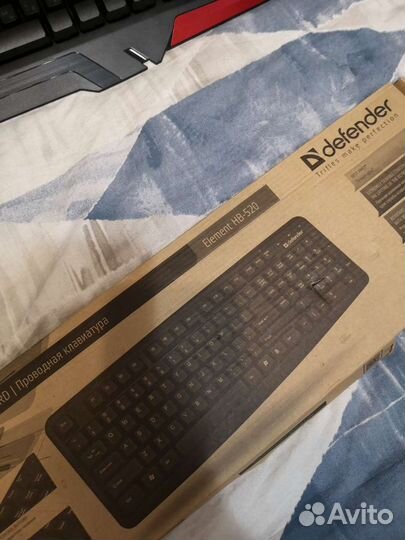 Клавиатура проводная Defender новая