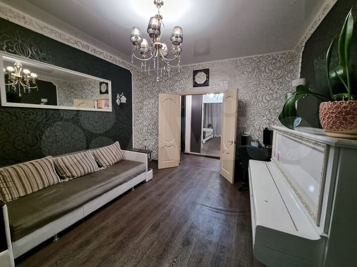 2-к. квартира, 51,4 м², 1/2 эт.