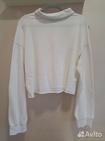 Укороченная рубашка свитшот shein