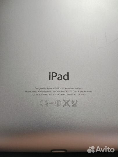 Планшет Apple iPad 4 64GB LTE A1460