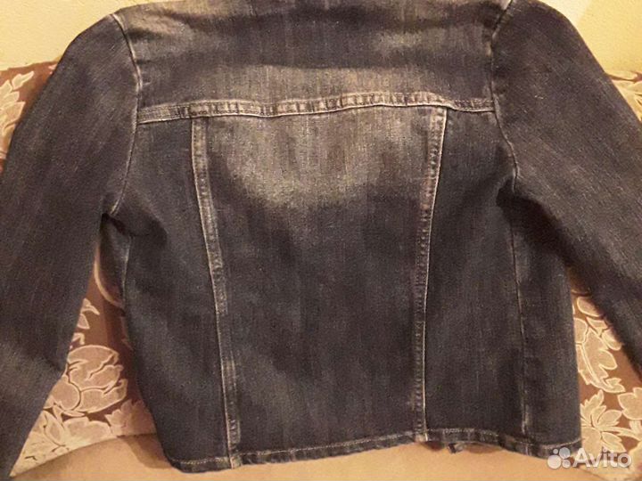 Джинсовая куртка для девочки от 140см