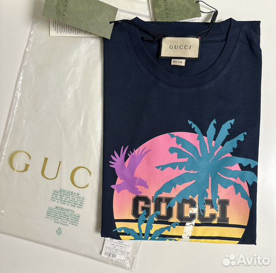 Футболка мужская gucci. Новая