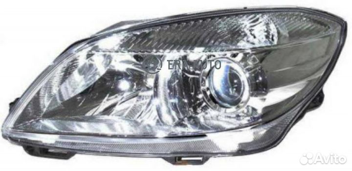 Depo 6651121lmldem Фара skoda fabia/roomster 10- лев