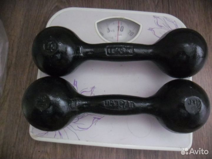 Гантели СССР 4 кг