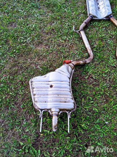 Глушитель в сборе Mercedes W221 M272