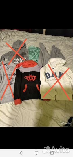Детские вещи, много