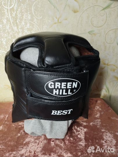 Боксерский шлем green hill best