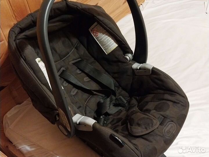 Коляска peg perego 3 в 1 gt3 шоколадного цвета