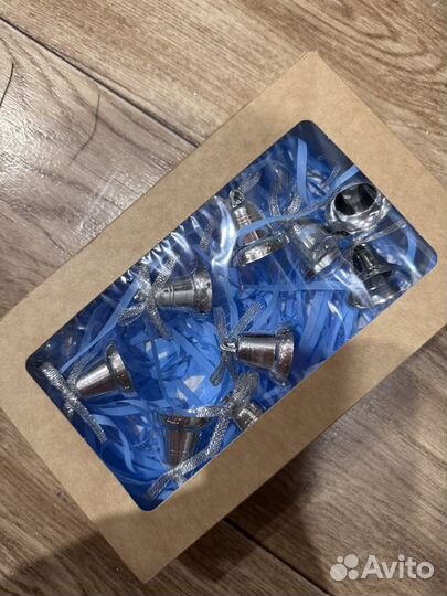 Елочные игрушки колокольчики