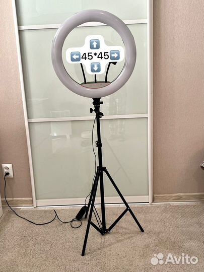 Кольцевая лампа 45 см бу