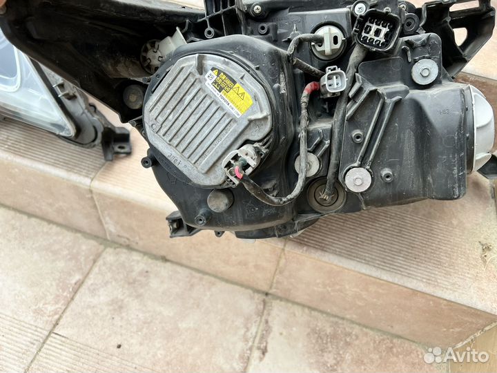 Фары lexus lx570 юбилейные черные оригенал