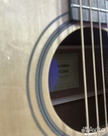 Yamaha fg800 гитара акустическая массив