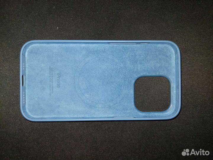 Чехол на iPhone 13 pro Blue magsafe