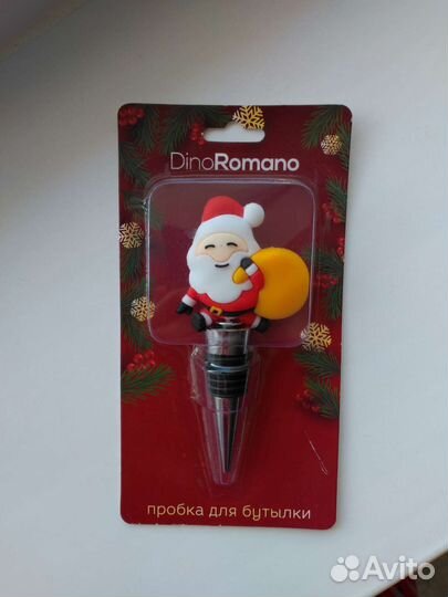 Новая Новогодняя праздничная Пробка для бутылки