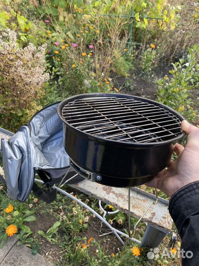 Походный дачный мини гриль