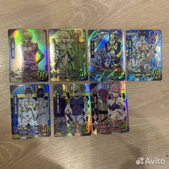 Коллекционные карты джоджо