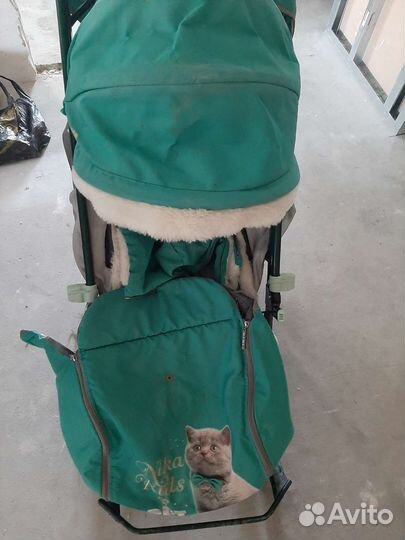 Детские санки на колесах