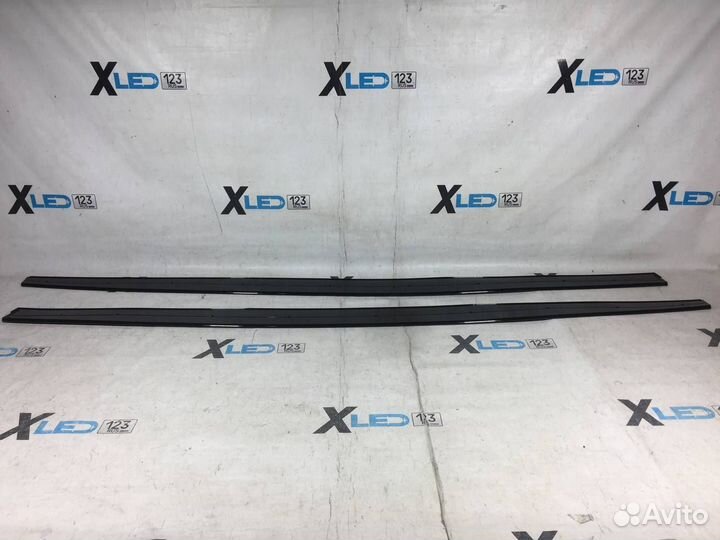 Комплект лезвий на пороги BMW 5 E60 M глянец