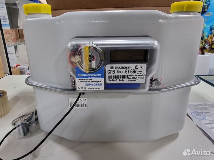Газовый счетчик сгв Вектор-Те G1.6 - G6 с GSM