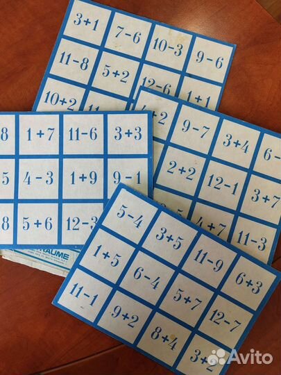 Винтажное лото детское обучающее (Латвия)