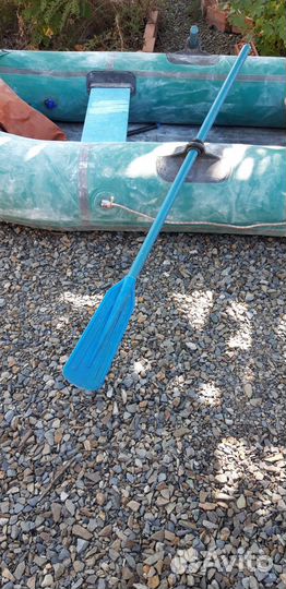 Надувная двухместная лодка +якорь