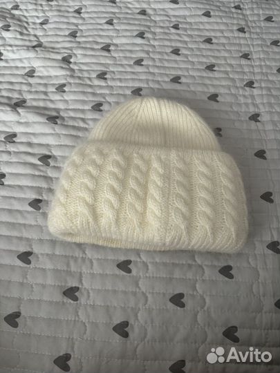 Шапка манишка комплект из агоры