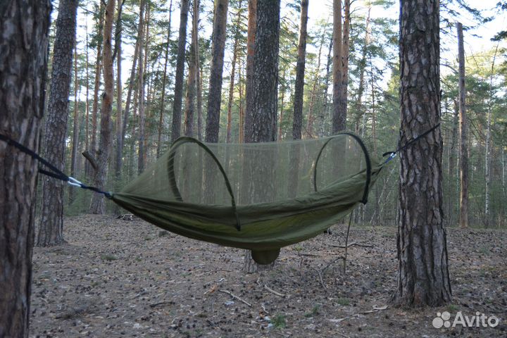 Гамак с москитной сеткой