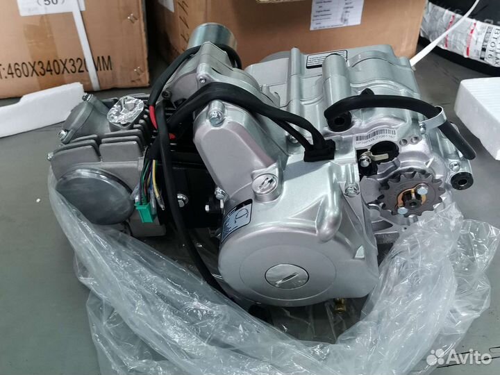 Двигатель 4х такт. 125 см3 кпп 1-2-3+R