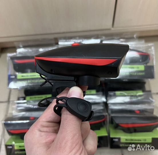 Велосипедный фонарь + звонок