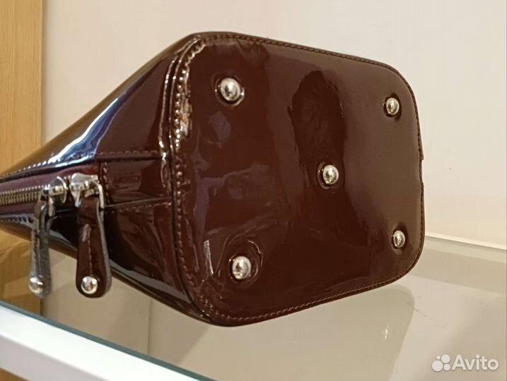 Сумка кожа лакированная