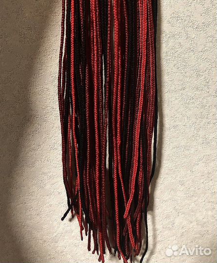 Накладной хвост из косичек зизи