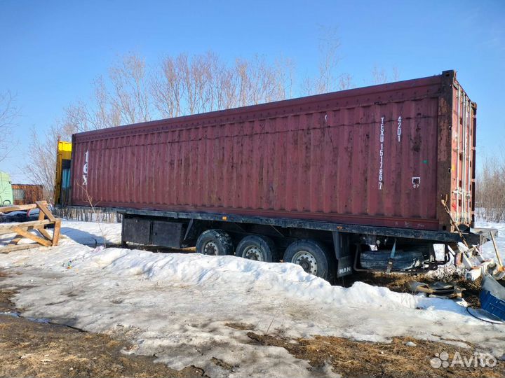 Полуприцеп бортовой Krone SDP27, 2003