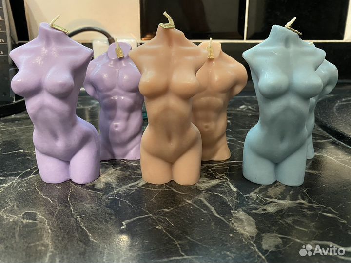 Свечи торс мужской и женский