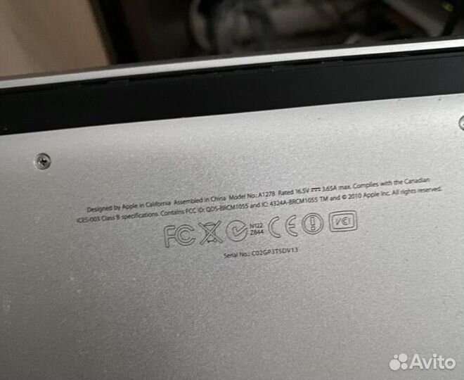 Apple macbook Pro A1278 на запчасти или восст