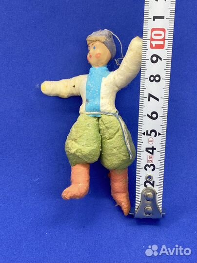 Елочная игрушка СССР из ваты Мальчик