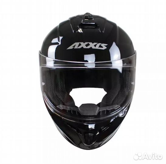 Axxis FF112C Draken S Solid мотошлем черный (размер: xl)