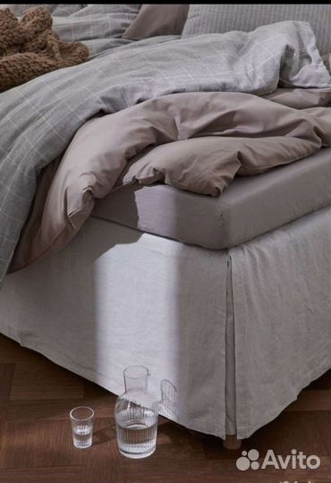 Комплект HM home 200*200 Стиранный лен