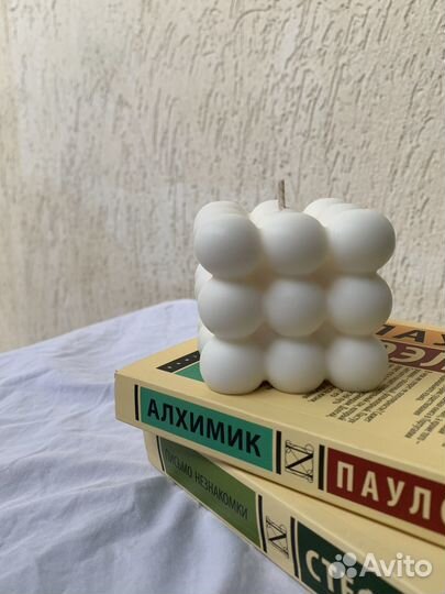 Свечи из соевого воска «Куб»