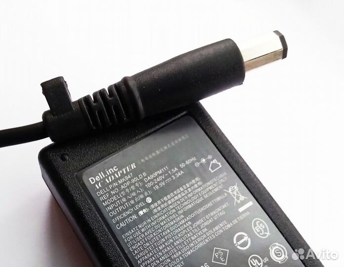 Блок питания Dell XPS M133 (PP25L) 19.5V 3.34A 65W