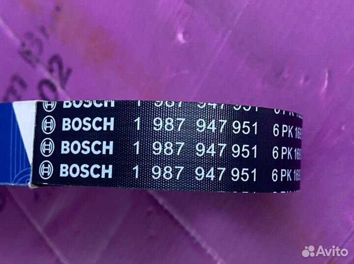 Ремень поликлиновой 6PK1693 Bosch новый