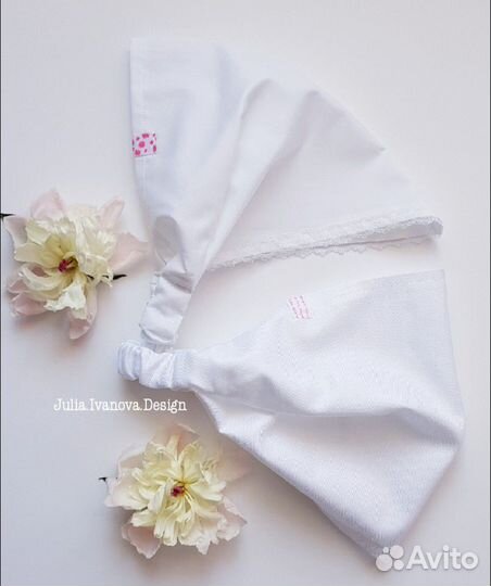 Косыночка на резинке. Ручная работа