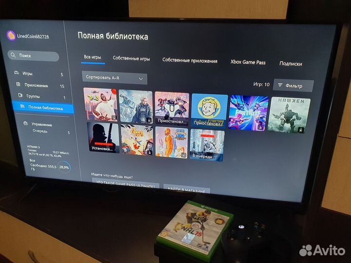 Обмен Xbox One x 1тб