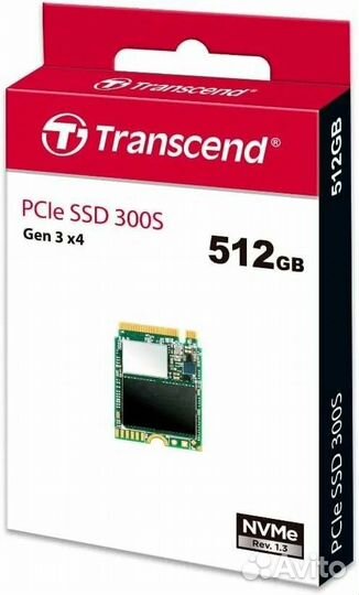 Твердотельный накопитель (SSD) Transcend TS512gmte300S