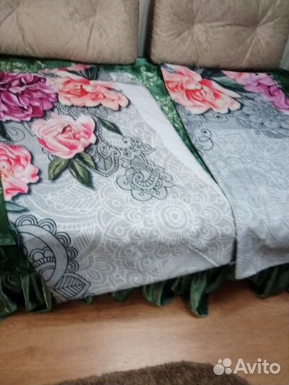 Фотошторы пионы в орнаменте - готовые новые